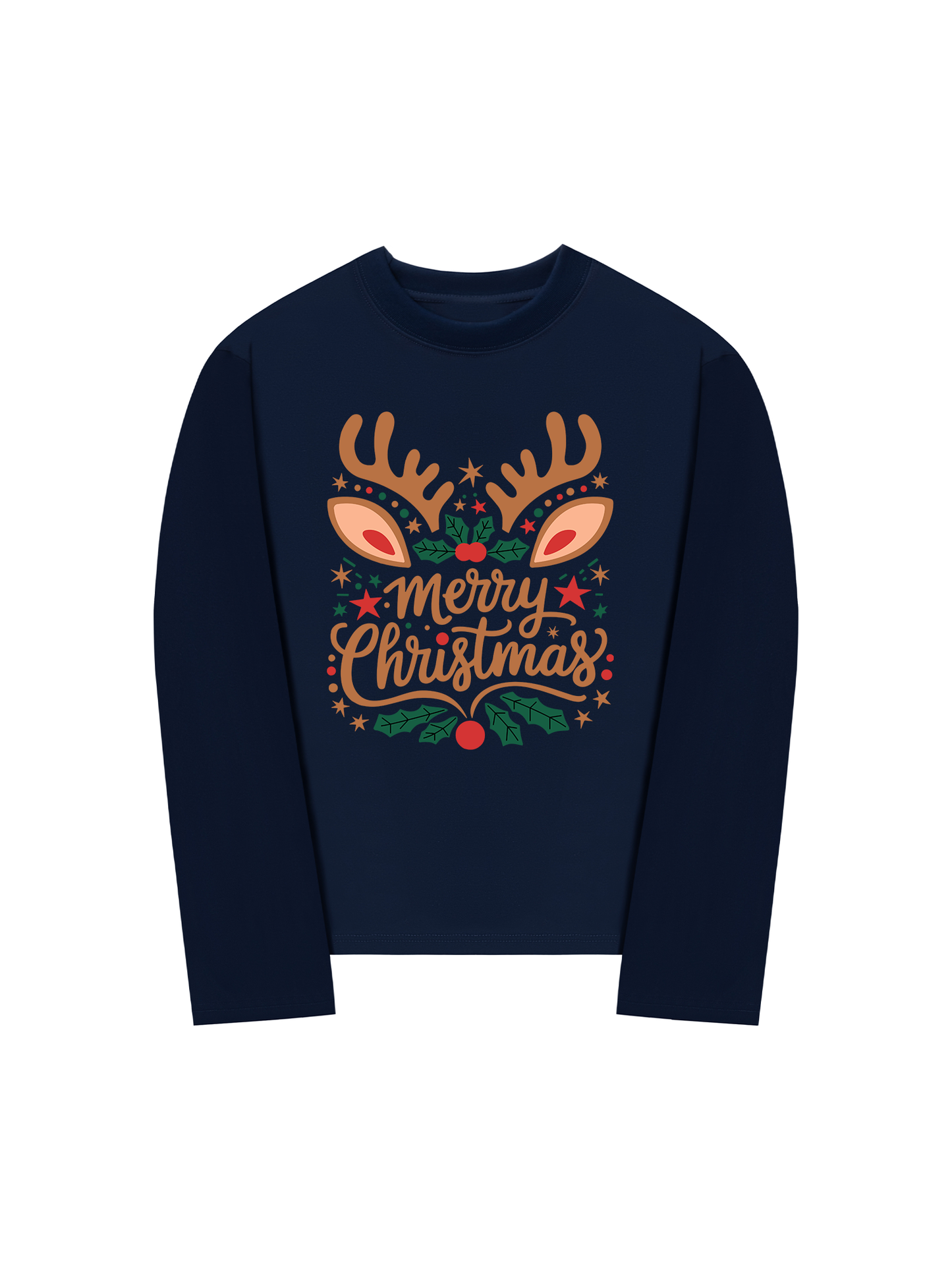 Áo Thun Dài Tay Holly Reindeer