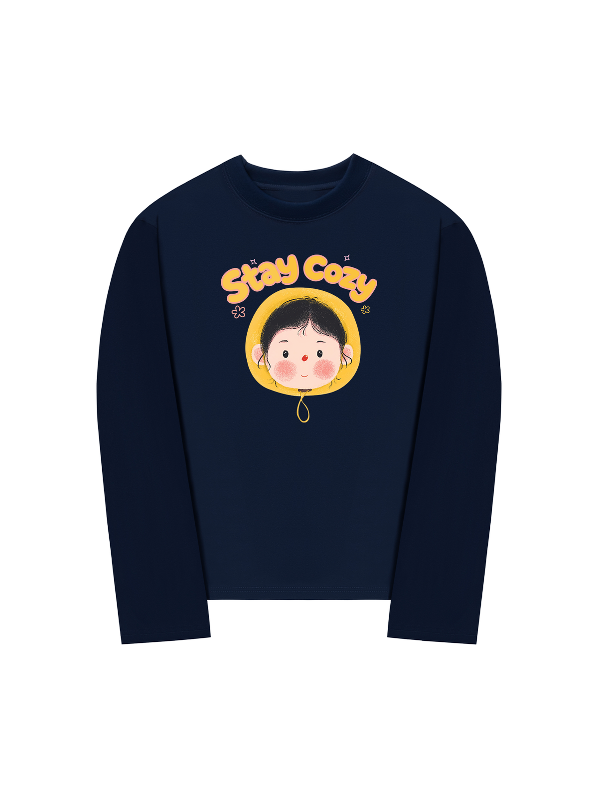 Áo Thun Dài Tay  Stay Cozy Little Girl