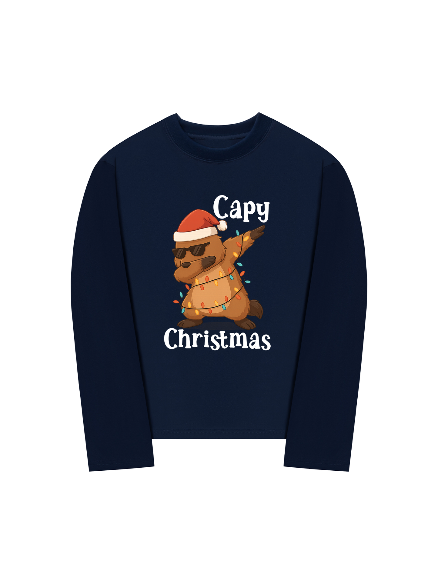 Áo Thun Dài Tay Capy Christmas Dab