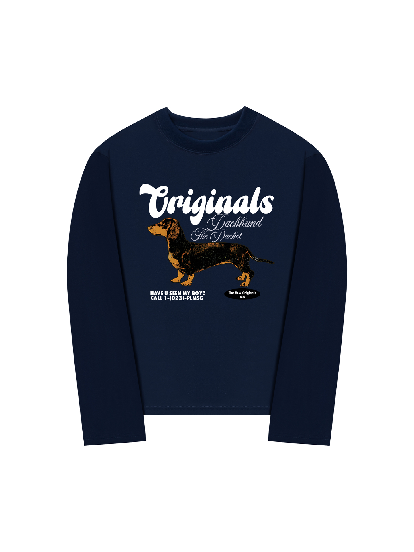 Áo Thun Dài Tay Retro Dachshund