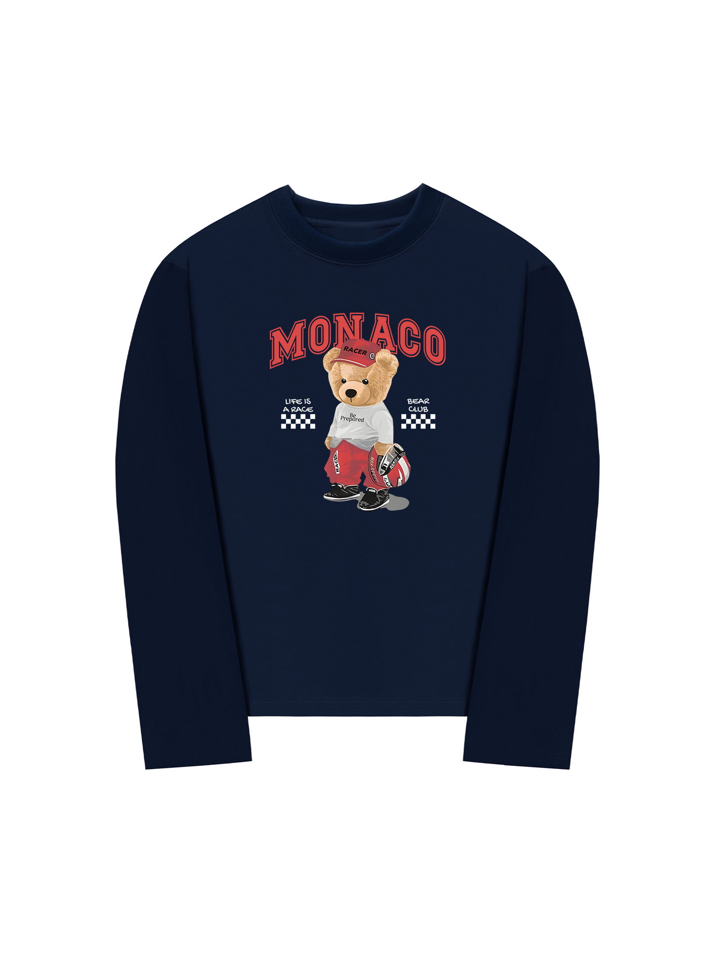 Áo Thun Dài Tay Monaco Bear Club