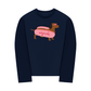 Áo Thun Dài Tay Pink Dachshund