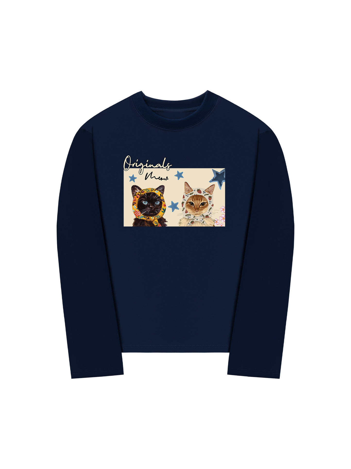 Áo Thun Dài Tay Originals Meow
