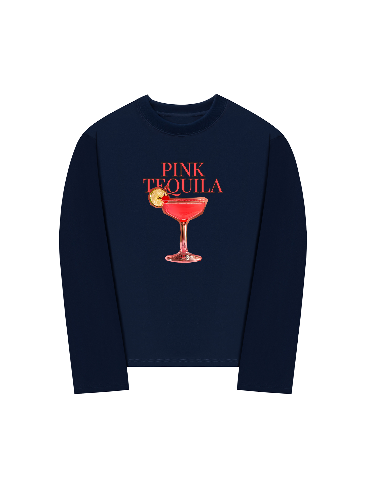 Áo Thun Dài Tay Fresh Pink Tequila
