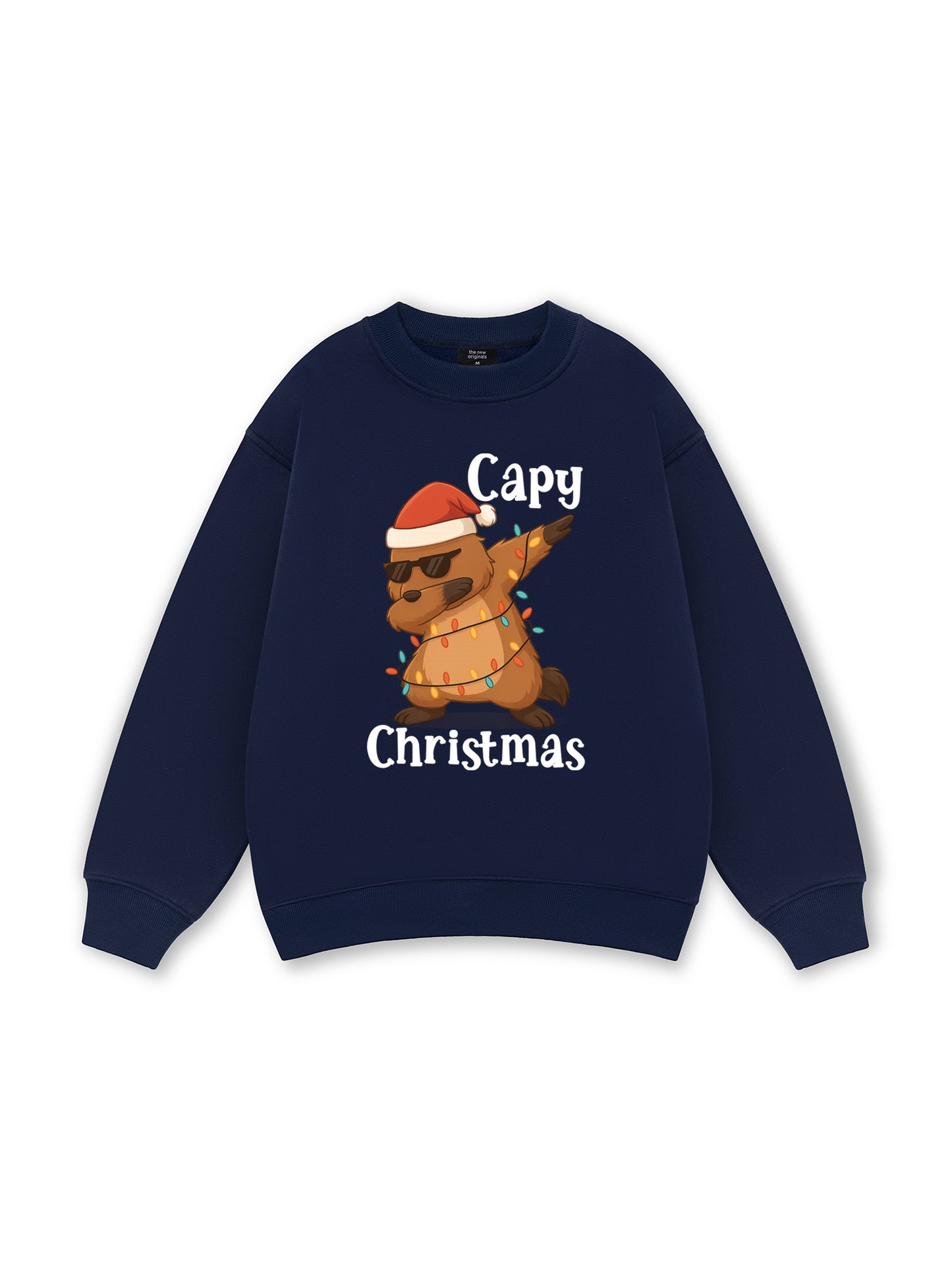 Capy Christmas Dab  Sweater