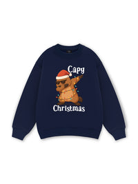 Capy Christmas Dab  Sweater