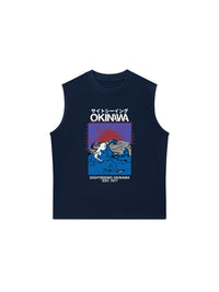 Áo Ba Lỗ Relaxed Fit Great Wave Okinawa