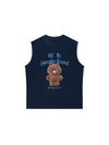 Áo Ba Lỗ Relaxed Fit Teddy Land Oh My Brown
