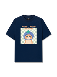 Áo Thun Relaxed Fit Animal Meow