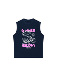 Áo Ba Lỗ Relaxed Fit Summer Holiday The Girl