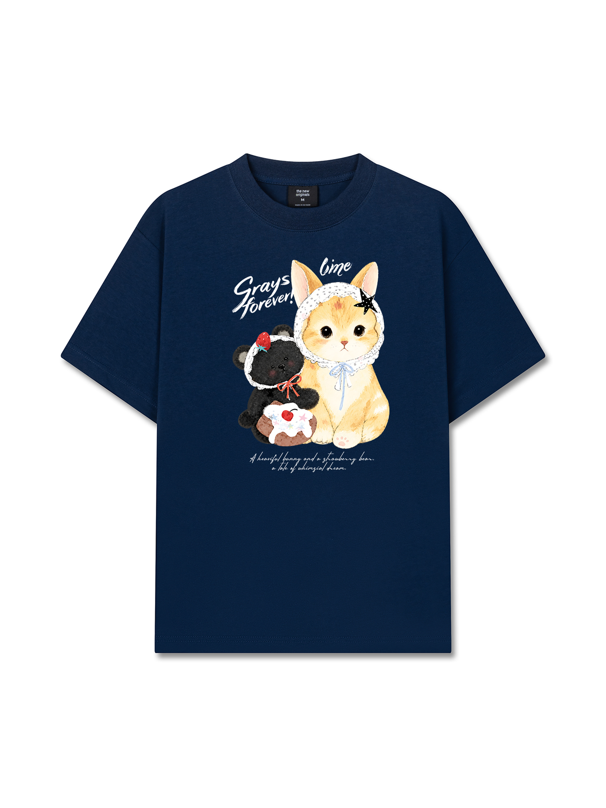 Áo Thun Relaxed Fit Bear And Bunny