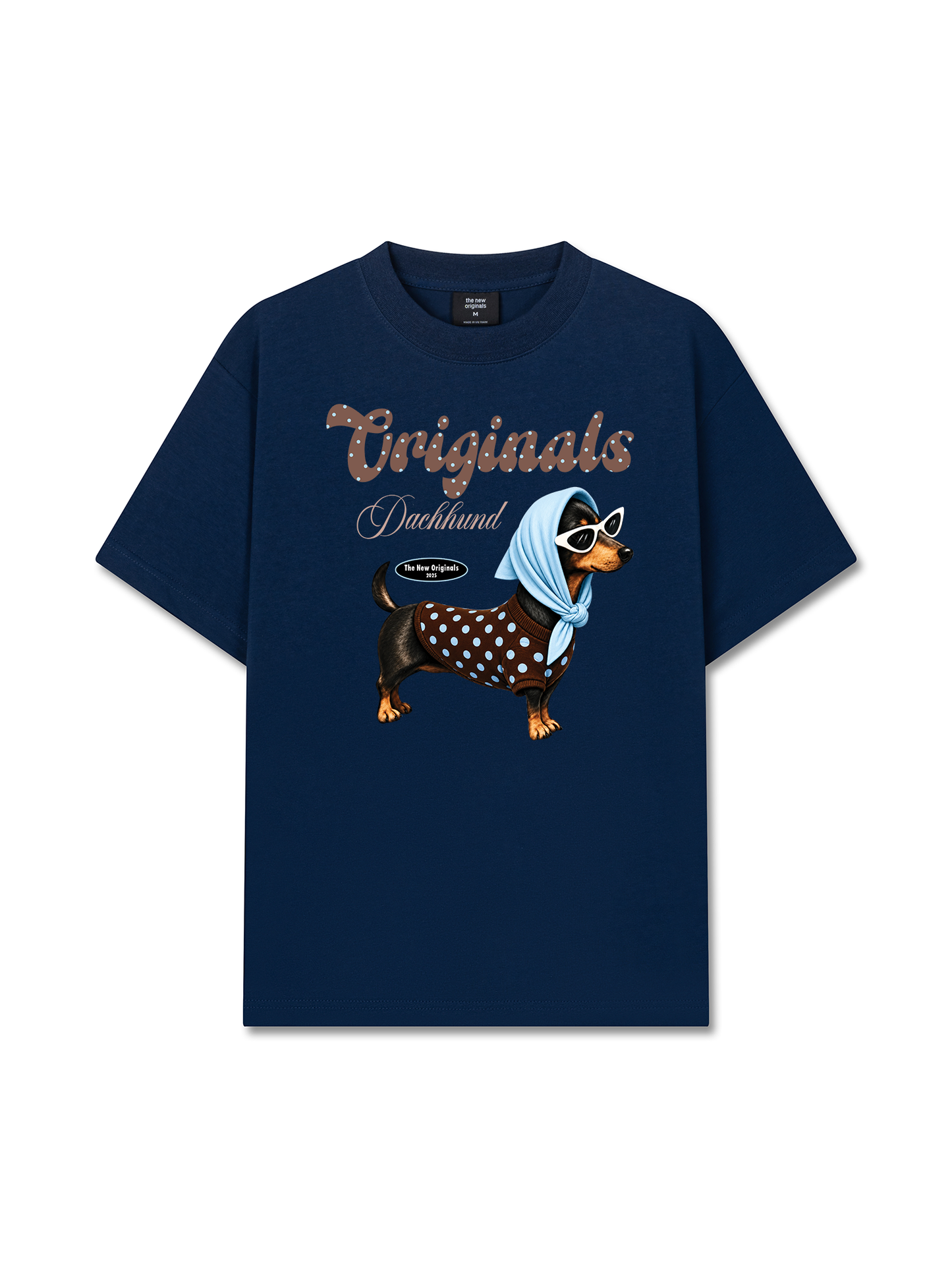 Áo Thun Relaxed Fit Polka Tiffany Dachhund