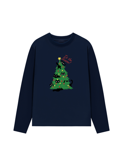 Áo Thun Dài Tay Kitty Tree Christmas