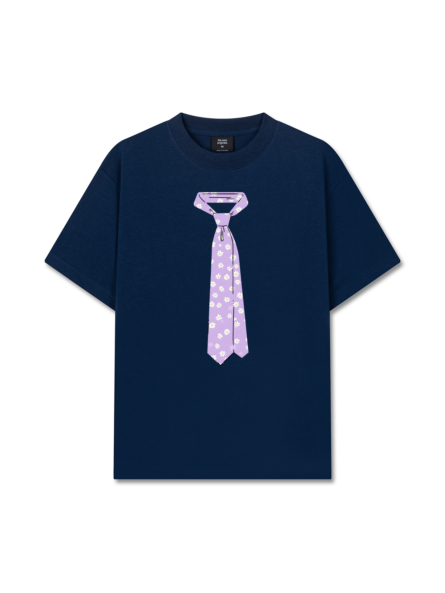 Áo Thun Relaxed Fit Daily Cuties Purple Tie