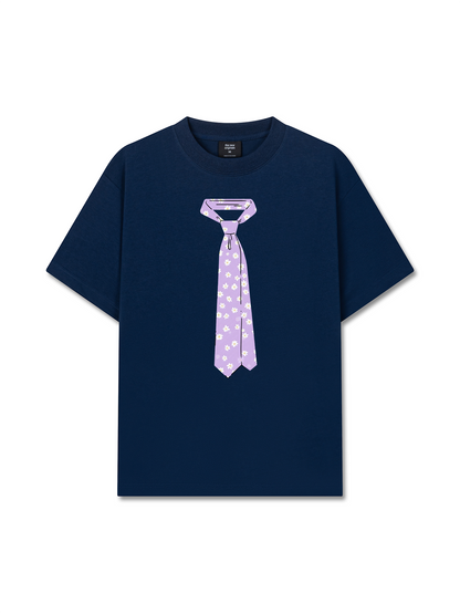 Áo Thun Relaxed Fit Daily Cuties Purple Tie