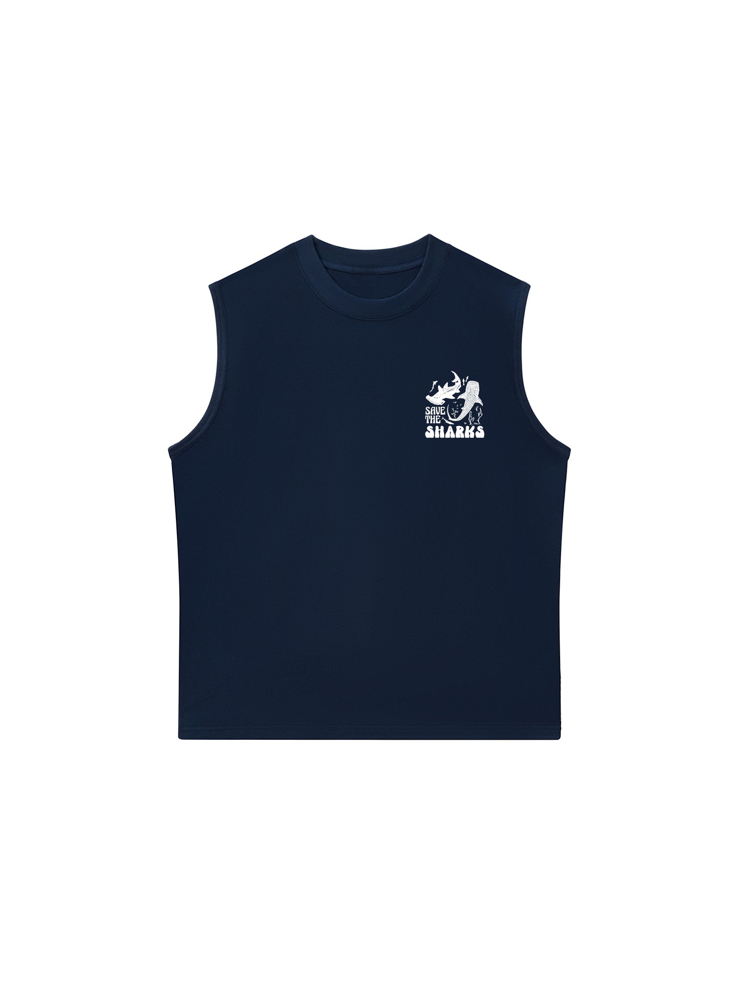 Áo Ba Lỗ Relaxed Fit Ocean Save The Shark