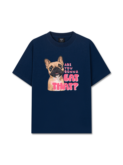 Áo Thun Relaxed Fit Bulldog Are You Gonna Eat That