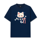Áo Thun Relaxed Fit Blue Kitty