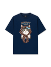 Áo Thun Relaxed Fit  Meowy Cat Brown