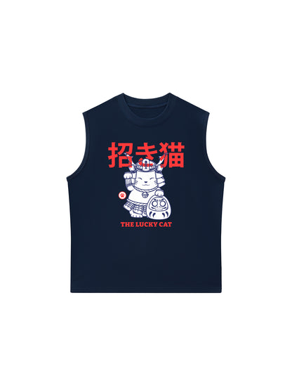 Áo Ba Lỗ Relaxed Fit Maneki Neko