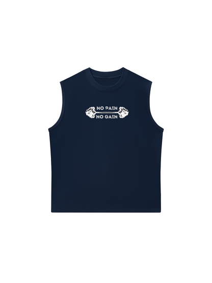 Áo Ba Lỗ Relaxed Fit No Pain No Gain