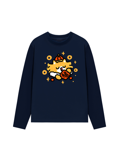 Áo Thun Dài Tay Fortune Cat