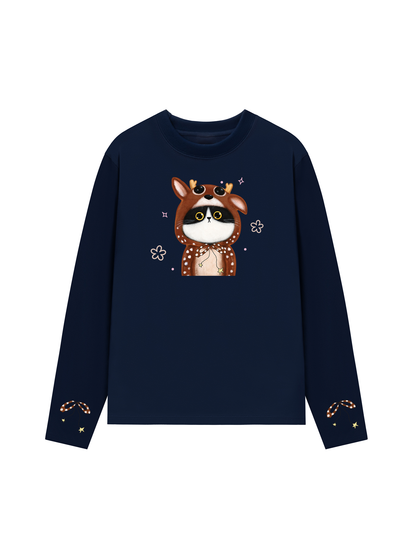 Áo Thun Dài Tay Stay Cozzy Cat