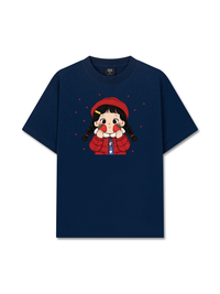 Áo Thun Relaxed Fit Dolly Girl Cute Strawberry Girl