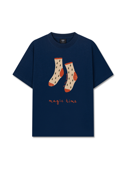 Áo Thun Relaxed Fit Autumn Vibes Magic Time