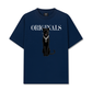 Áo Thun Relaxed Fit Animal Mood Black Cat