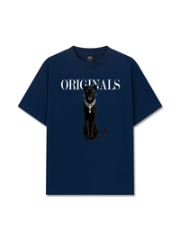 Áo Thun Relaxed Fit Animal Mood Black Cat