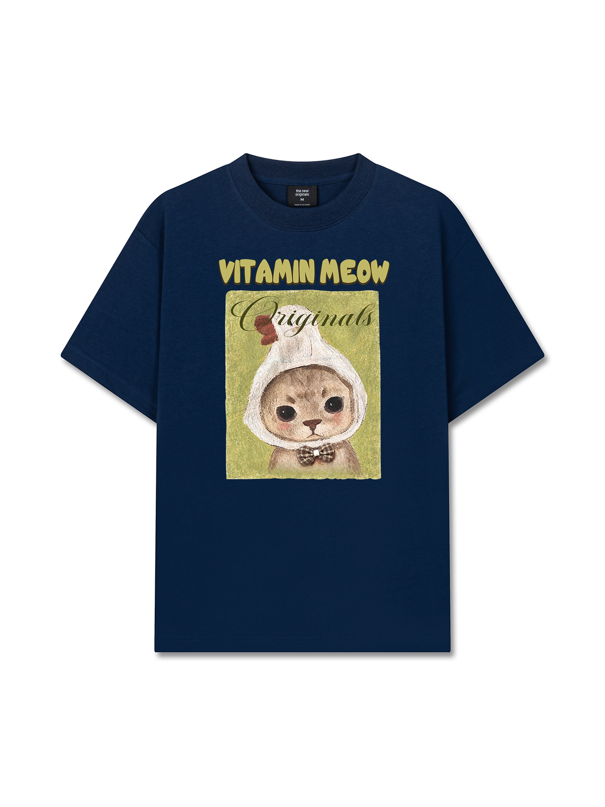 Áo Thun Relaxed Fit  Vitamin Meow With Duck