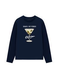 Áo Thun Dài Tay Shaken, not Stirred
