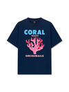 Áo Thun Relaxed Fit Summer Vibes Coral Beach