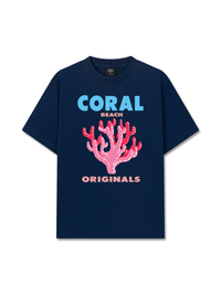 Áo Thun Relaxed Fit Summer Vibes Coral Beach