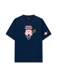 Áo Thun Relaxed Fit Good Mood Sushi Pig