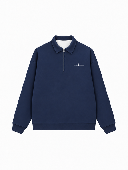 Áo Sweater Polo Nỉ Hai Da  RANCH PRESTIGE