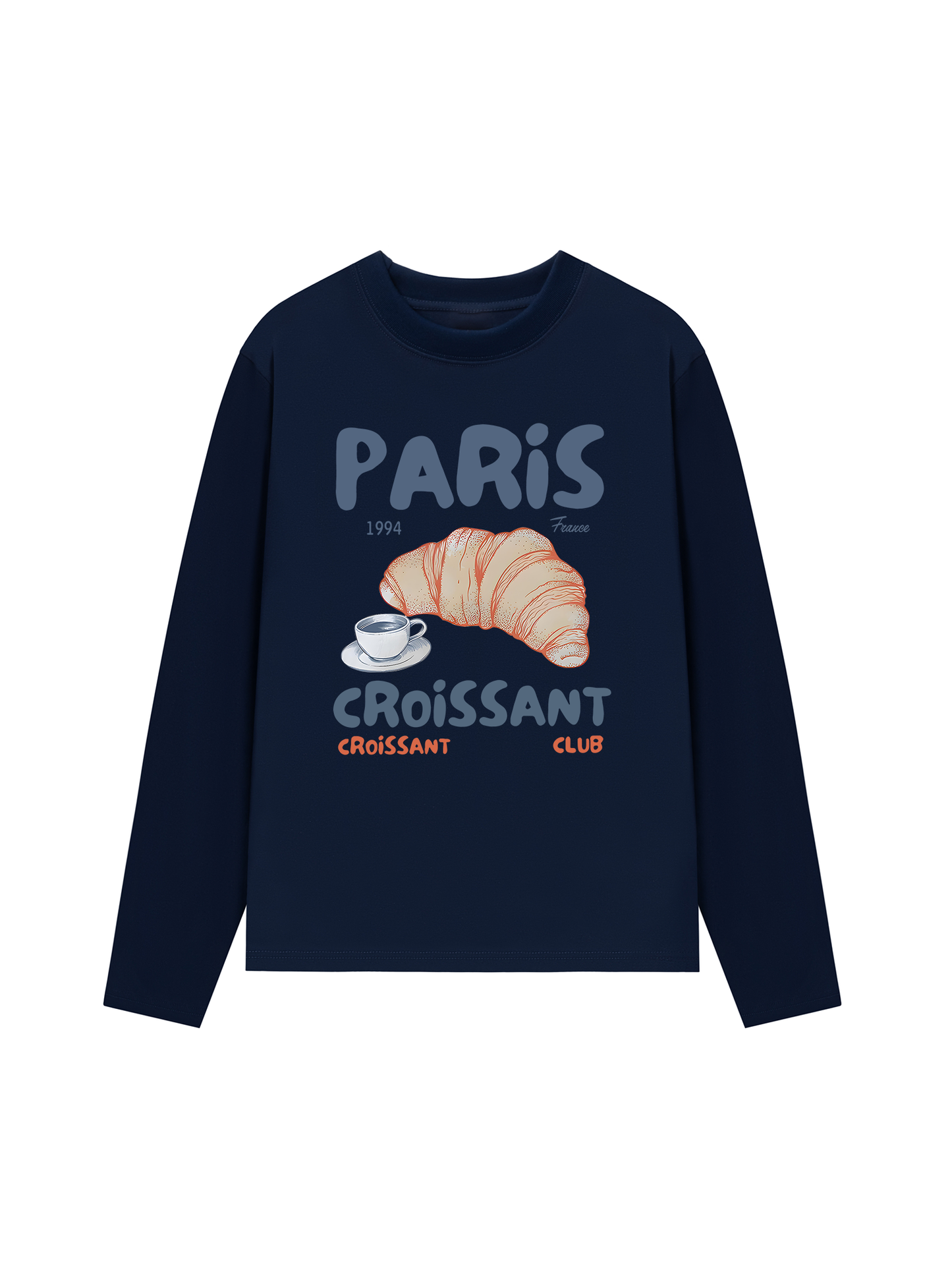 Áo Thun Dài Tay Paris Coissant