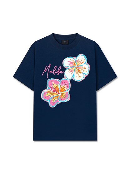 Áo Thun Relaxed Fit Summer Vibes Malibu Floral