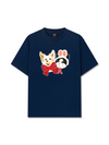 Áo Thun Relaxed Fit Animal Mood Bestie Puppy And Meow