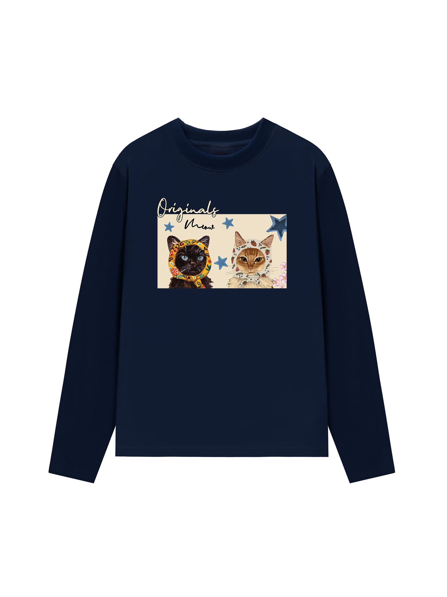 Áo Thun Dài Tay Originals Meow