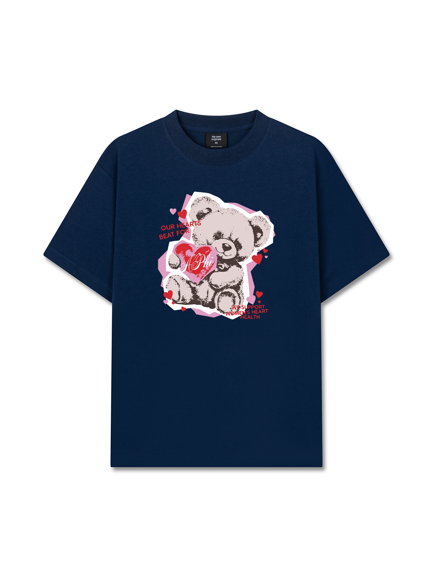 Áo Thun Relaxed Fit Our Hearts Beat For