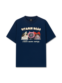 Áo Thun Relaxed Fit Vitamin Ngáo