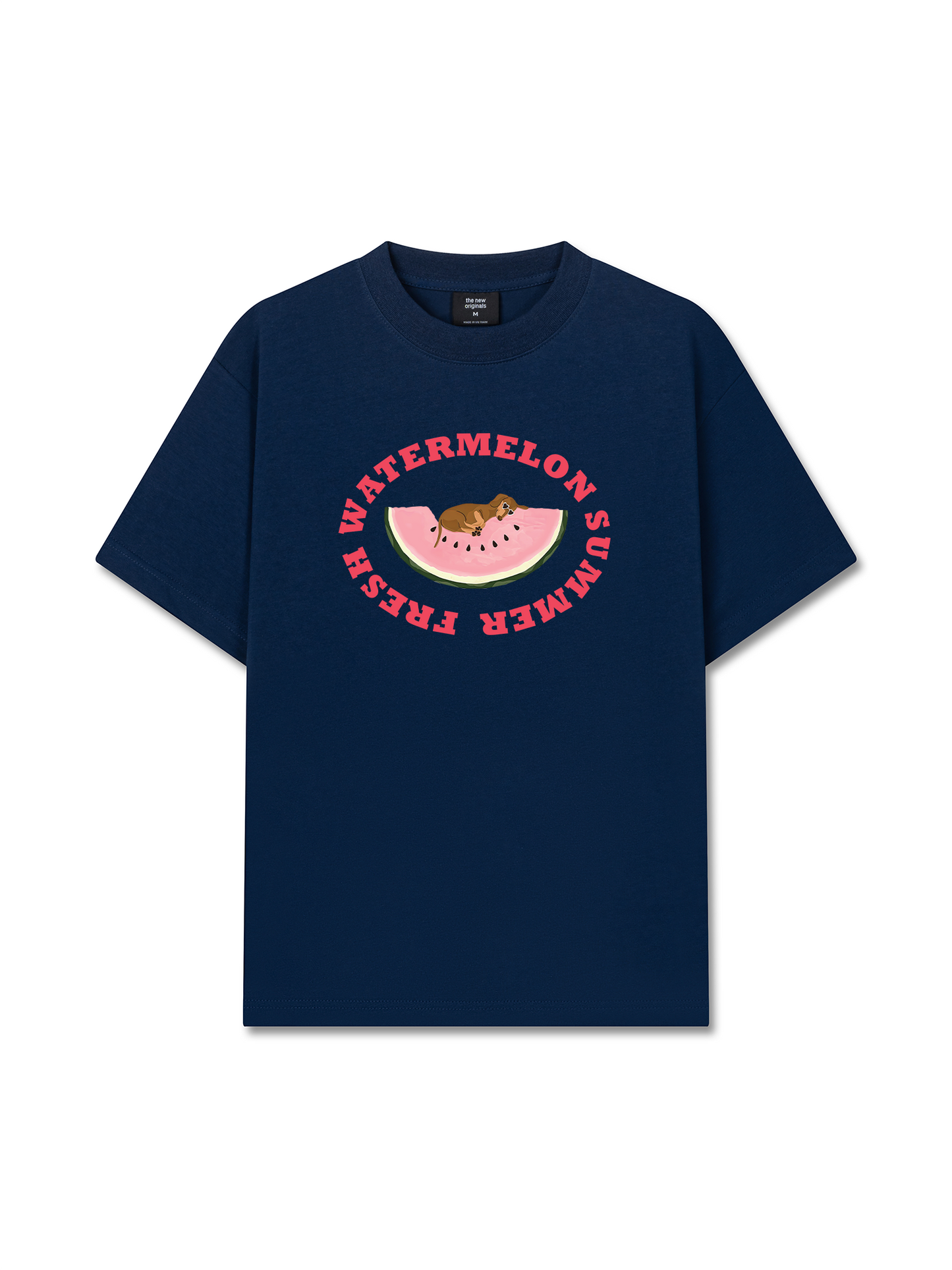 Áo Thun Relaxed Fit Summer Vibes Fresh Watermelon Summer