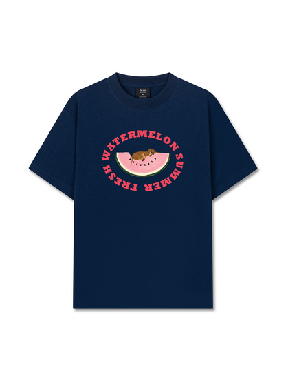 Áo Thun Relaxed Fit Summer Vibes Fresh Watermelon Summer