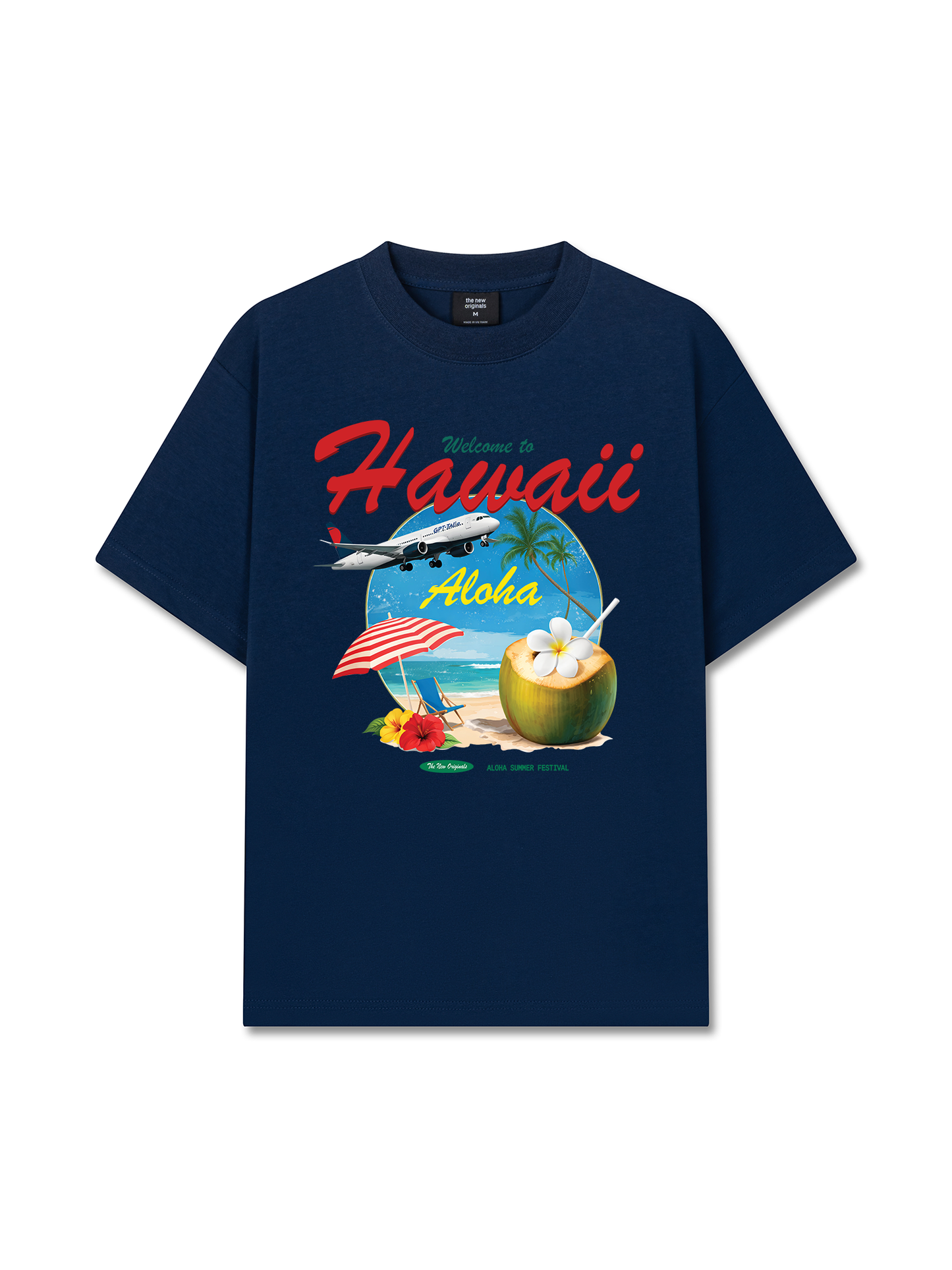 Áo Thun Relaxed Fit Welcome  to Hawaii