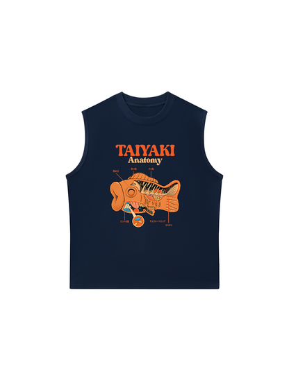 Áo Ba Lỗ Relaxed Fit Taiyaki Anatomy