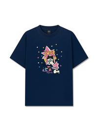 Áo Thun Relaxed Fit Cute Just Meow