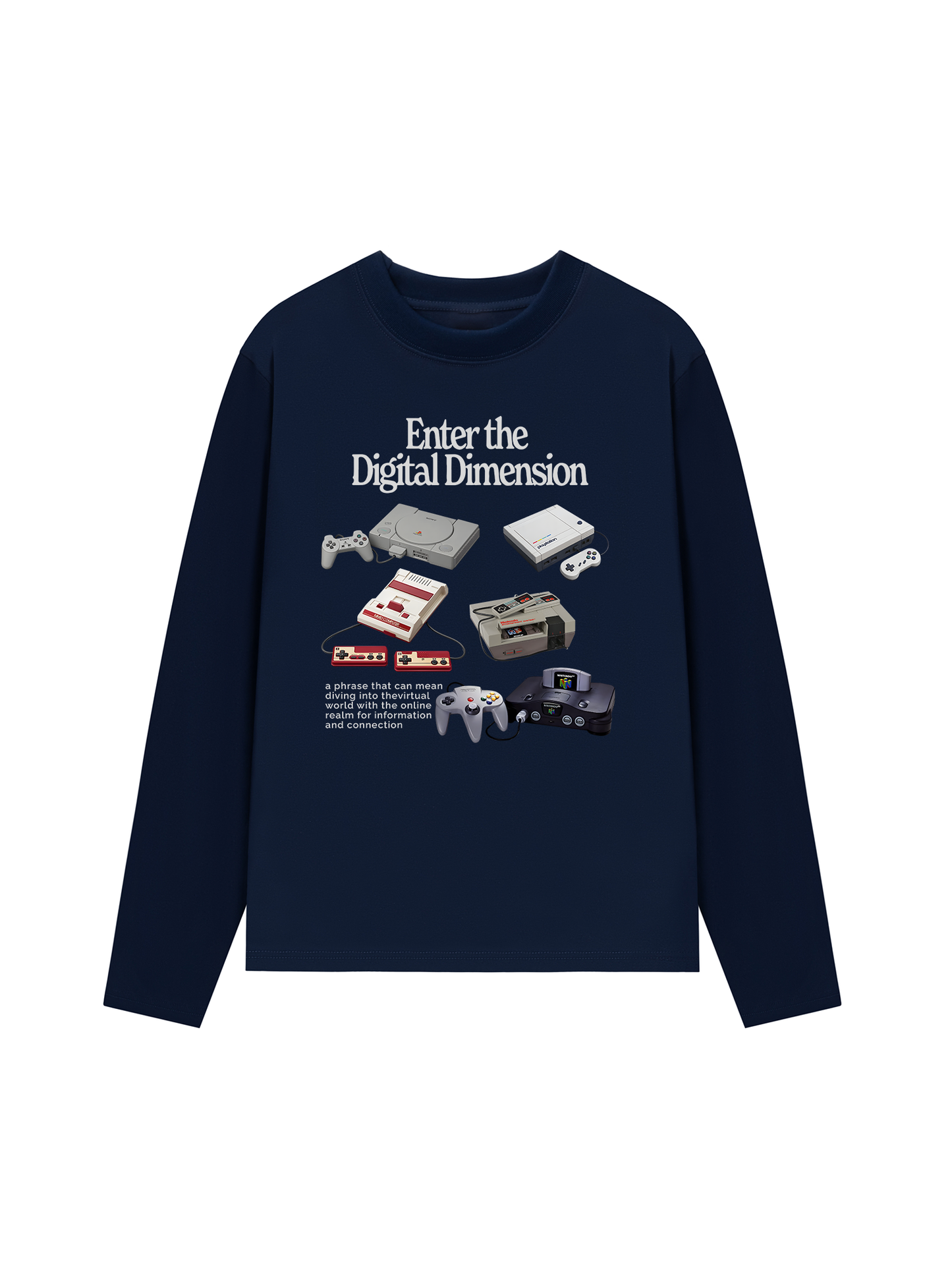 Áo Thun Dài Tay Enter The Digital Dimension