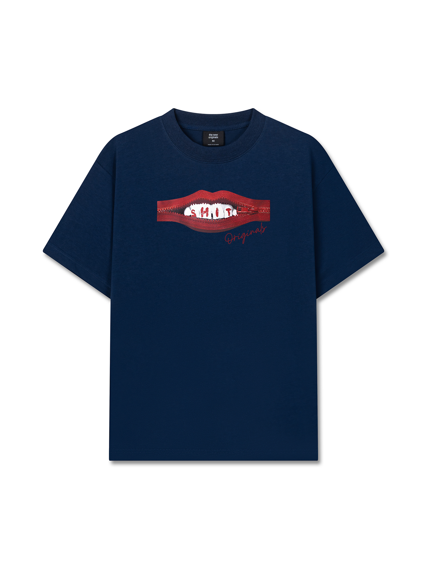 Áo Thun Relaxed Fit Teeth Zip Classic